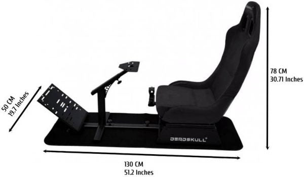Simulator Racing Seat Gaming Chair - Red BAHRIAN GP Chair  Gamers Point