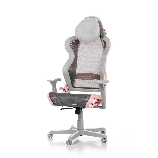 DXRacer Air Gaming Chair, Ultra-Breathable Mesh, 3D Armrests-Grey and Pink Chair Gamers Point 149.000 