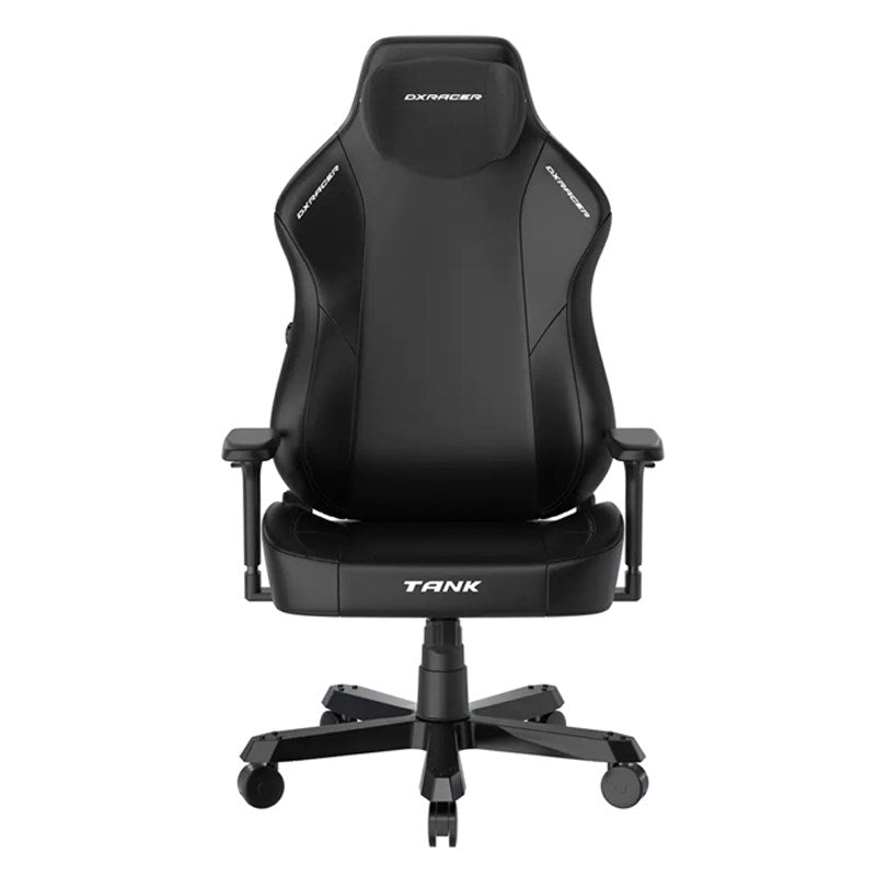 DXRacer TANK Series XXL gaming chair in black, front view