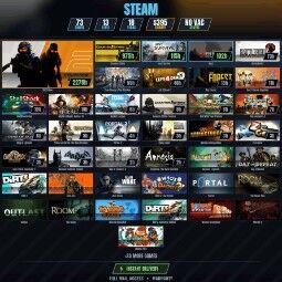 Steam Account 73 Games | CS2 Prime, Dota 2 & Rust