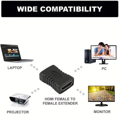 2pcs, HDMI Female-to-Female Connector, HDMI To HDMI Adapter, HDMI Cable Extender Tools & Home Improvement Gamers Point 5.000 