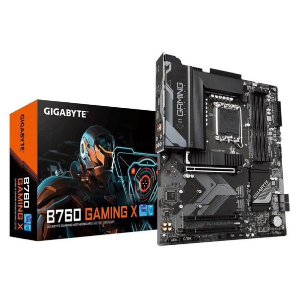 Gigabyte B760 Gaming X DDR4 ATX Motherboard - Now Buy From Gamers Point Store Arad With Best Discounted Price Call Us Now +973-36820393 Delivery available to all bahrain Intel Motherboard Gamers Point 92.000 