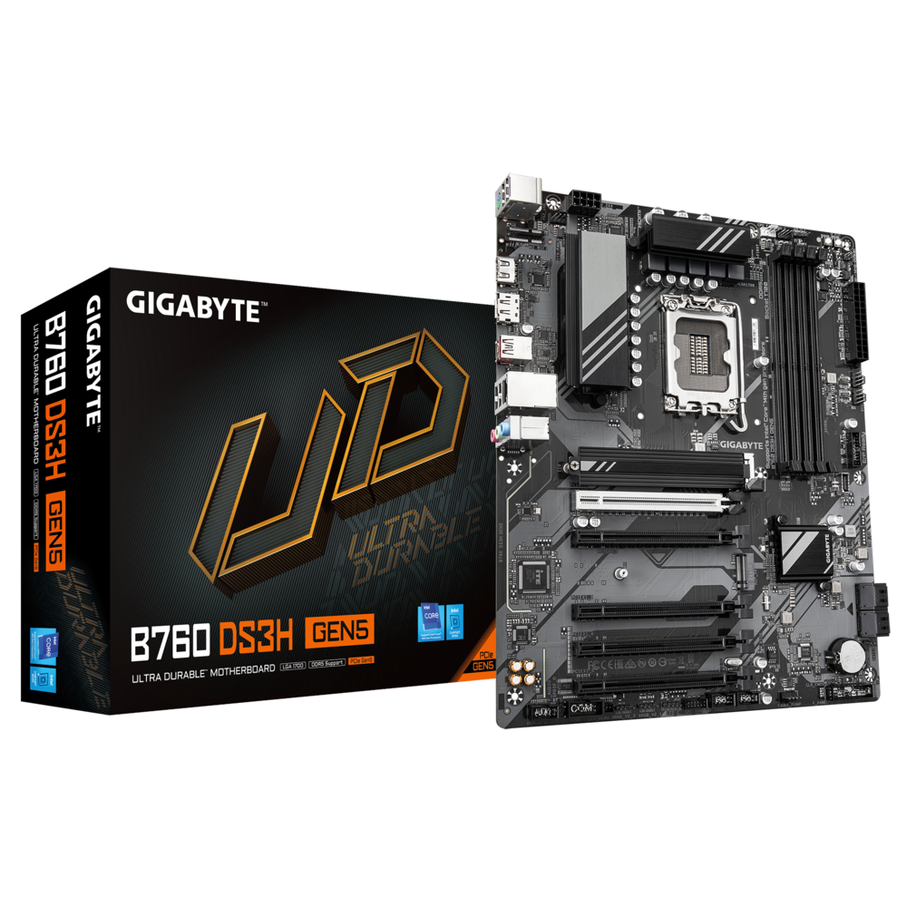Gigabyte B760 DS3H GEN5 DDR5 ATX motherboard – Gamers Point Bahrain