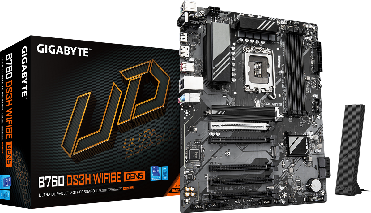 Gigabyte B760 DS3H WIFI6E GEN5 motherboard at Gamers Point Bahrain