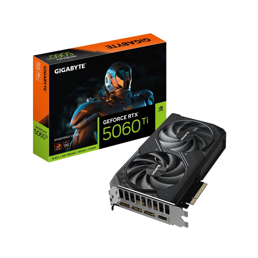 GIGABYTE GeForce RTX 5060 Ti WINDFORCE 8GB GDDR7