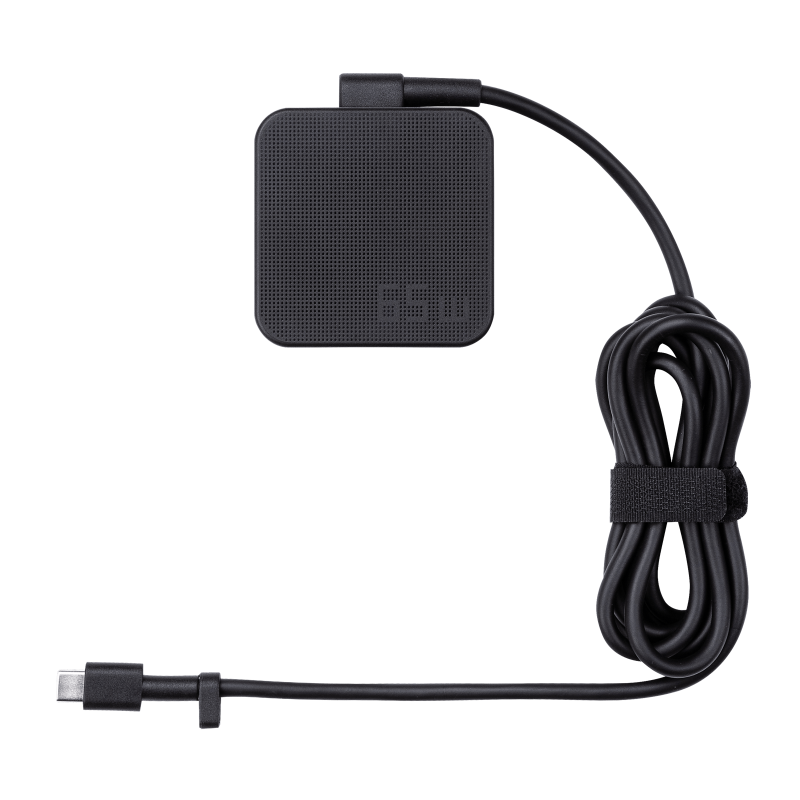ASUS 65W USB-C adapter manufacturer reference image; supplied regional variant requires confirmation