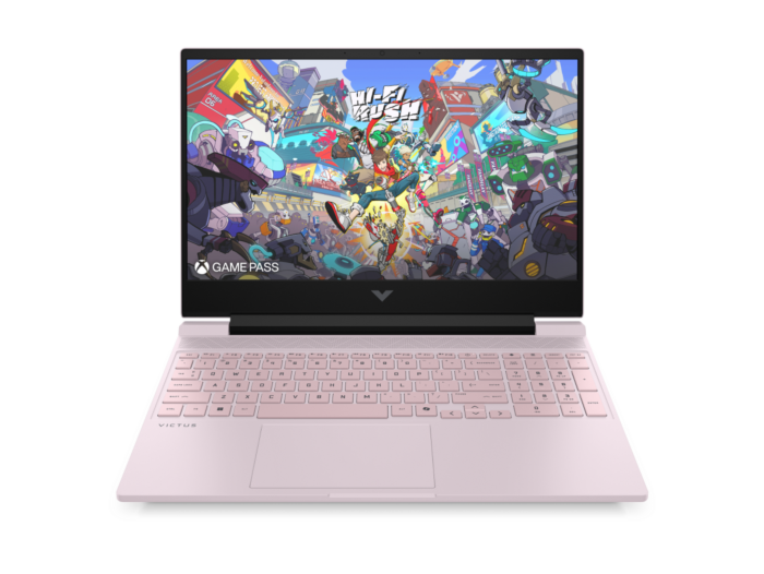 HP Victus 15-fa2320TX C70XYPA — Powder pink; official HP image for this model option only