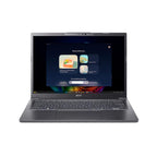 Acer Aspire 14 AI A14-52M Steel Gray — official Acer chassis reference; regional screen, keyboard and configuration may vary.