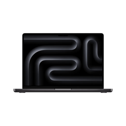 Apple MacBook Pro 14-inch M5 — Space Black — official Apple model and finish reference photo; regional keyboard may vary