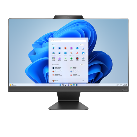 ASUS AiO A3 A3402WV Black — official ASUS model image; regional configuration and bundled accessories may vary.