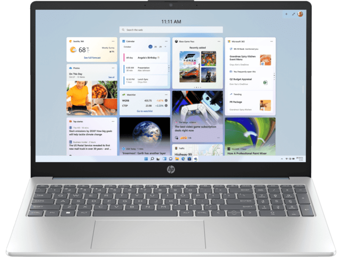 HP 15-fc0744AU — Moonlight blue; official HP image for this model option only