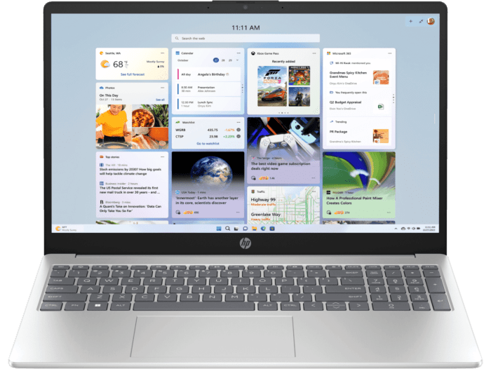 HP 15-fd1475TU — Natural silver; official HP image for this model option only