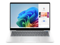 HP OmniBook X 14-fe series Glacier Silver — official HP chassis reference; regional configuration and keyboard may vary.