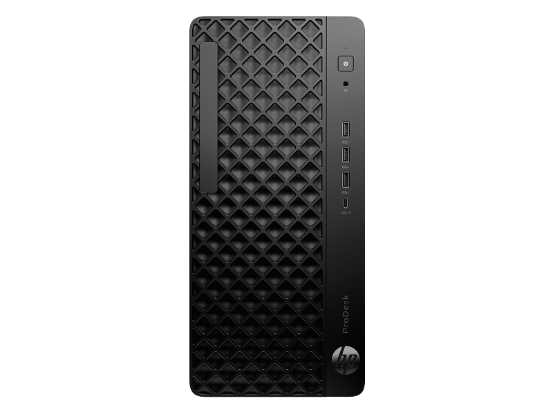 HP ProDesk 4 Tower G1i Jack Black — official HP chassis reference; regional configuration and accessories may vary.