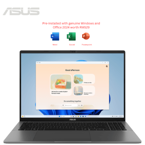 ASUS Vivobook S16 – S3607V-ARP168WS 16″ Laptop Matte Gray (Core i5-13420H/16GB/1TB SSD/W11/H&S 24+365 Basic) | source reference, publication pending