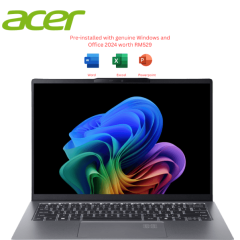 Acer Swift Go 14 AI SFG14-64-R5CN 14″ WQXGA+ Laptop (AI 7 350, 16GB, 1TB SSD, ATI, W11, HS+M365) | source reference, publication pending