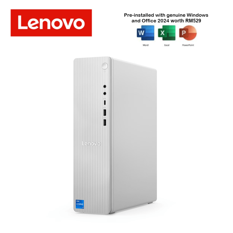 Lenovo IdeaCentre Tower 08IRH9 90XW005KMI Desktop PC Cloud Grey (i7-13620H, 8GB, 512GB SSD, Intel, W11, HS+M365) | source reference, publication pending