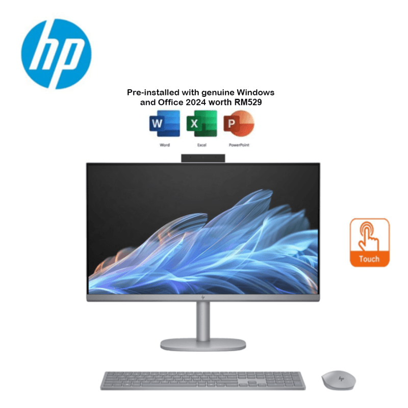 HP OmniStudio X 27-cs0016D 27″ FHD Touch All-in-One Desktop PC Meteor Silver (CU5-125H, 16GB, 1TB SSD, Intel, W11, H&S+M365) | source reference, publication pending