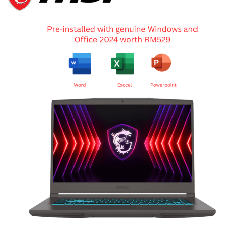 MSI Thin 15 B13VE-3216 15.6” FHD Gaming Laptop Cosmos Gray (i5-13420H, 8GB, 512GB SSD, RTX4050 6GB, W11, HS) | source reference, publication pending
