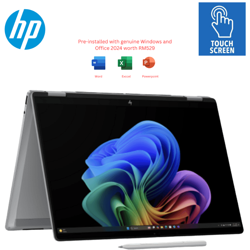 HP OmniBook X FlipNGAI [14-fk0047AU/14-fk0048AU] 14″ 2K Touch Laptop (AI 7 350, 16GB, 512GB SSD, ATI, W11, HS+M365) | source reference, publication pending