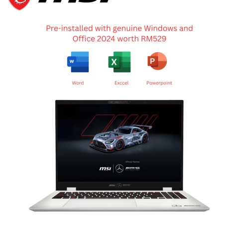 MSI Prestige 16 AI+ Mercedes-AMG B2VMG-200 16” UHD+ OLED Urban Silver (Ultra 9 288V, 32GB, 2TB SSD, Intel Arc, W11, H&S) | source reference, publication pending