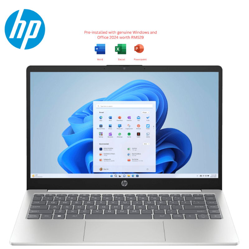 HP Laptop [14-em0090AU/14-em0091AU/14-em0092AU] 14” FHD (R3-7320U, 8GB D5, 512GB SSD, ATI, H&S, W11) | source reference, publication pending