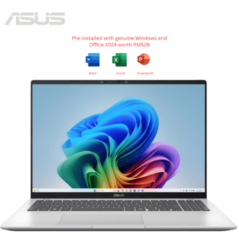 ASUS Vivobook 16 A1607Q-AMB156WS 16.0-inch WUXGA Cool Silver (SD X X126100, 16GB D5, 512GB SSD, QUALCOMM, H&S, W11) | source reference, publication pending