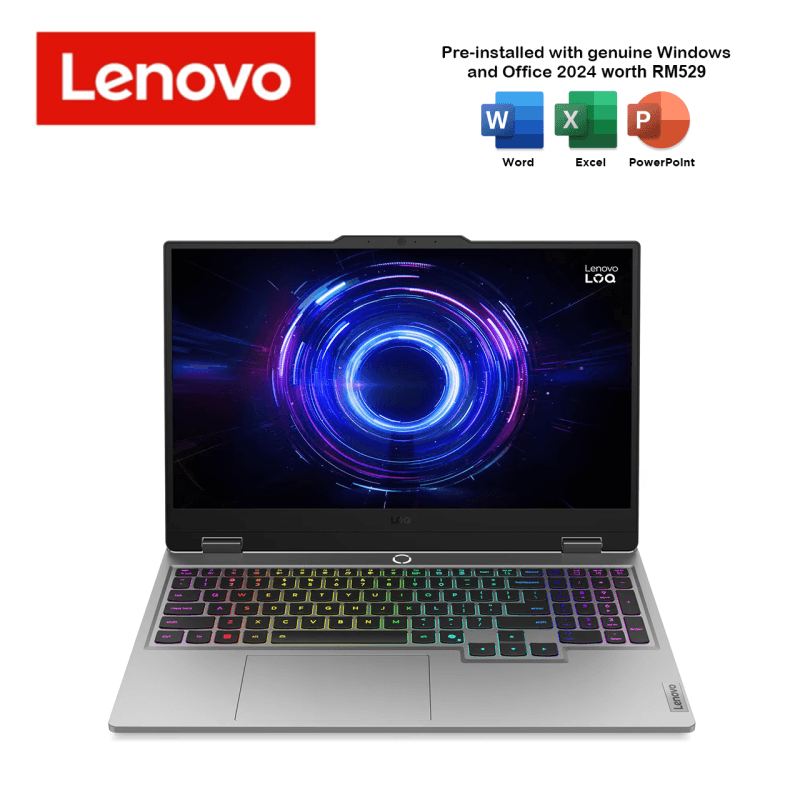 Lenovo LOQ 15IRX10 83JE00TQMJ 15.6” FHD 144Hz Gaming Laptop Luna Grey (i7-14700HX, 16GB, 512GB SSD, RTX5050 8GB, W11, HS) | source reference, publication pending