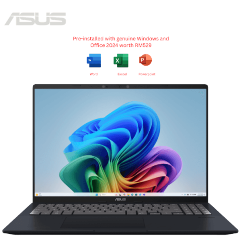 ASUS Vivobook 16 A1607Q-AMB155WS 16.0-inch WUXGA Quiet Blue (SD X X126100, 16GB D5, 512GB SSD, QUALCOMM, H&S, W11) | source reference, publication pending