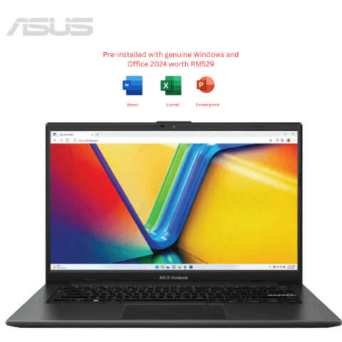 Asus VivoBook Go 14 E1404G-AEB583WS 14” FHD Laptop Mixed Black (i3-N305, 8GB, 512GB SSD, Intel, W11, HS+M365) | source reference, publication pending