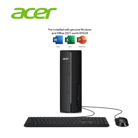 ACER Aspire XC1785-14400W11S Desktop PC Black ( i5-14400, 8GB, 512GB SSD, Intel, W11, HS ) | reference image (publishing rights pending)