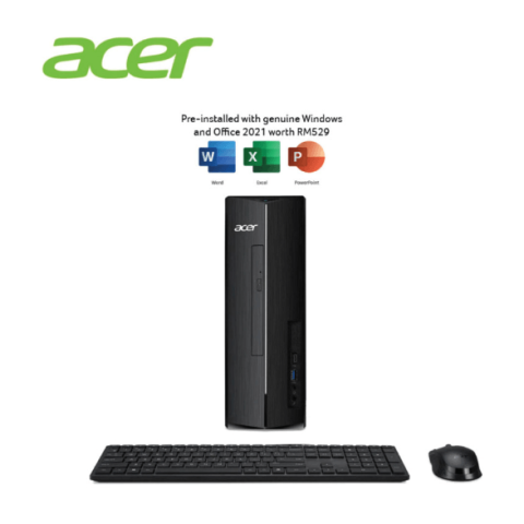 ACER Aspire XC1785-14700W11 Desktop PC Black ( i7-14700, 8GB, 512GB SSD, Intel, W11, HS ) | reference image (publishing rights pending)
