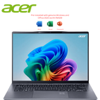 Acer Swift Light Weight Laptop – Swift Go 14 | SFG14-01-X49U (Steel Gray), Qualcomm® Snapdragon™ X Plus X1P-42-100 processor (Copilot+ PC) | reference image (publishing rights pending)