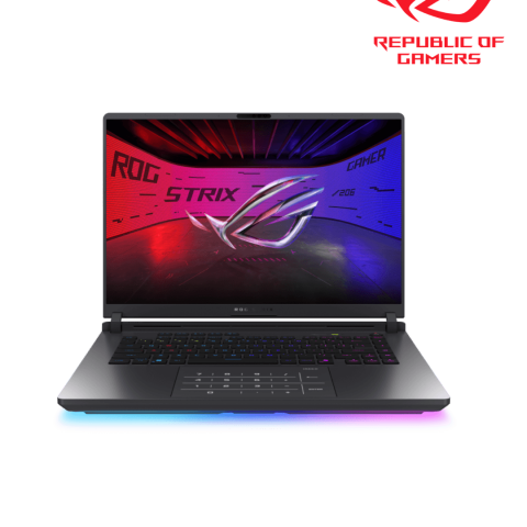 Asus ROG Strix G16 G615L-MS5068W 16” 2.5K 240Hz Gaming Laptop Eclipse Gray (Intel CU7-255HX, NVIDIA® GeForce RTX™ 5060, 16GB D5, 1TB SSD, W11) | supplier reference image; publishing permission pending