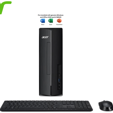 ACER ASPIRE XC-1860-225W11B DESKTOP PC (CU5-225, 16G D5, 1024TB SSD, W11H, H&S, W11) | supplier reference image; publishing permission pending