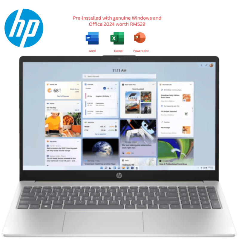 HP Laptop 15.6 inch 15-fc0420AU, Gold (AMD Athlon Silver/15.6″ FHD/8GB D5/512 SSD/W11/H&S 2024) | rights approval pending
