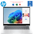 HP OmniBook X 14-fe1013QU 14″ 2.2K Laptop Glacier Silver ( Snapdragon X Plus, 16GB, 512GB SSD, Qualcomm, W11, HS+M365 ) (supplier reference; image rights pending)
