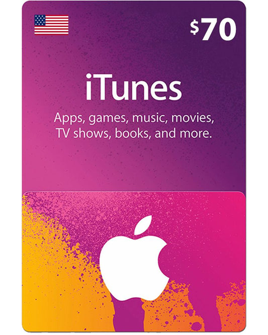 iTunes Gift Card $70 (US) - Instant Delivery-BAHRAIN GIFT CARD Gamers Point 37.000 