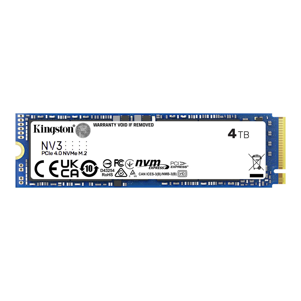 Kingston NV3 4TB PCIe 4.0 NVMe M.2 SSD original 4TB module image