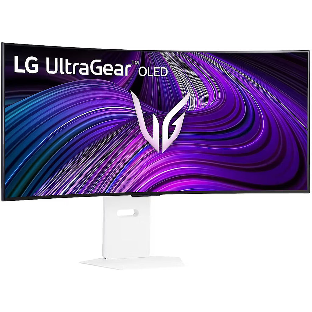 LG UltraGear 39GX90SA-W 39-inch OLED curved gaming monitor front view