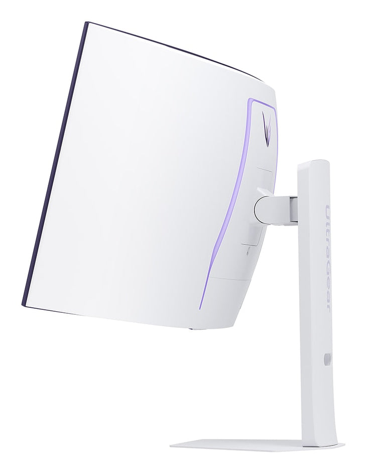 LG UltraGear 39GX90SA-W curved OLED gaming monitor side view