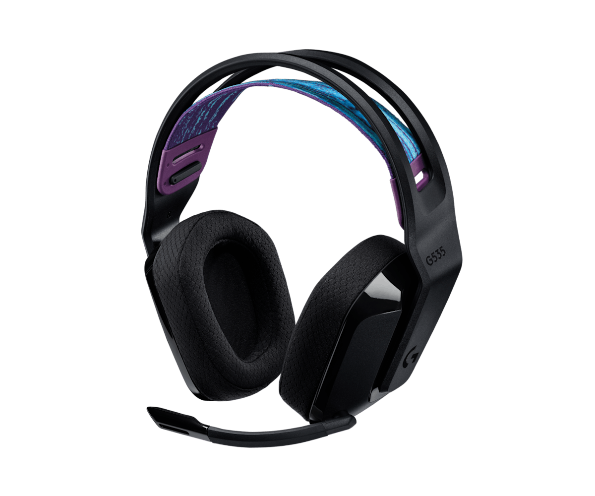 Logitech G535 LIGHTSPEED wireless gaming headset — Black