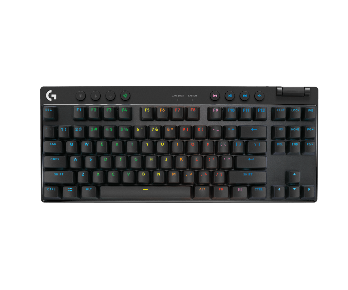 Logitech G PRO X TKL LIGHTSPEED wireless gaming keyboard — Black