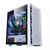 WJCOOLMAN STAR LIGHT Gaming Case + 3 Fans - WHITE Cases Gamers Point 35.000 