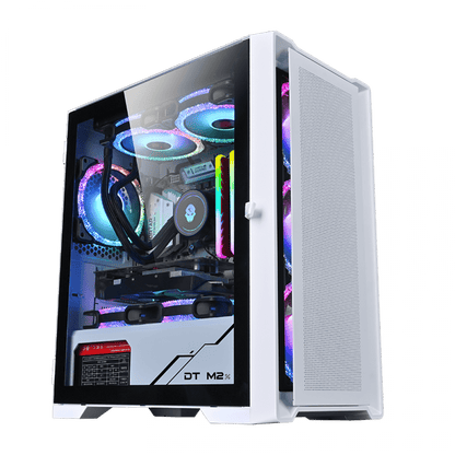 WJCOOLMAN STAR LIGHT Gaming Case + 3 Fans - WHITE Cases Gamers Point 35.000 