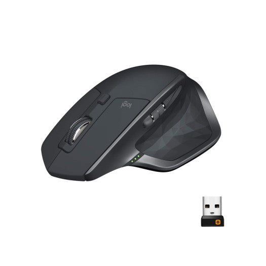Logitech MX Master 2S Wireless Mouse – Use on Any Surface, Hyper-Fast Scrolling, Ergonomic Shape, Rechargeable, Control Upto 3 Apple Mac and Windows Computers (Bluetooth or USB), Graphite Logitec MOUSE  Gamers Point