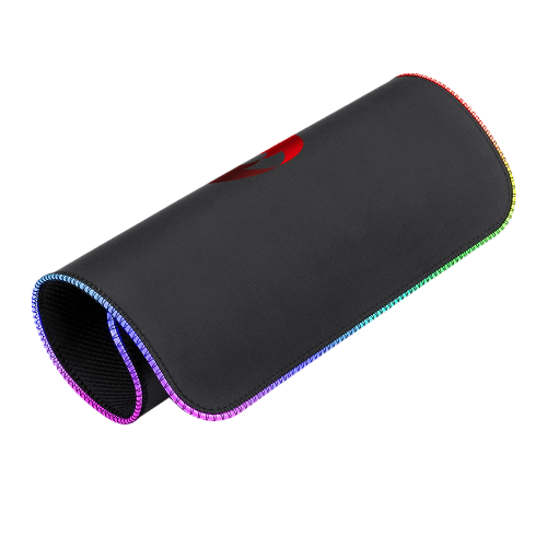 REDRAGON RGB LED LARGE GAMING MOUSE PAD SOFT MATT WITH NONSLIP BASE, STITCHED EDGES (330 X 260 X 3MM) MOUSEPAD Gamers Point 8.000 