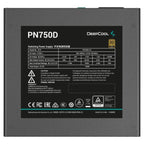 DEEPCOOL PSU PN-D 80PLUS® GOLD, ATX3.1, PCIE 5.1 , Non- Modular - BAHRAIN Power Supply (PSU) Gamers Point 49.000 