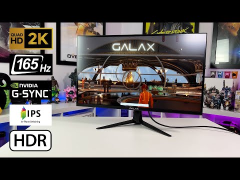 GALAX Gaming Monitor VIVANCE (VI-27QV) 27 Inch 2K QHD Curved