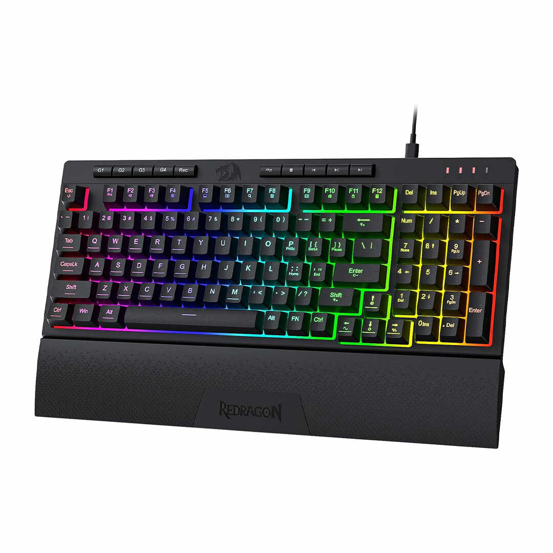 Redragon SHIVA K515-RGB 98-Key Wired Gaming Keyboard - Black